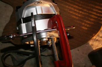 Porsche 924S Alternator plug move