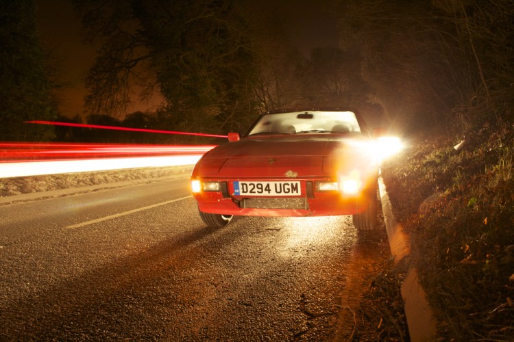 Porsche 924S Night Shot 2