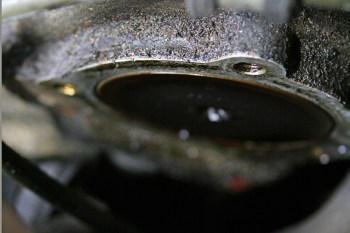 Porsche 924S Engine Block Cam Cover Off Porsche 924S Engine Block Cam Cover Off