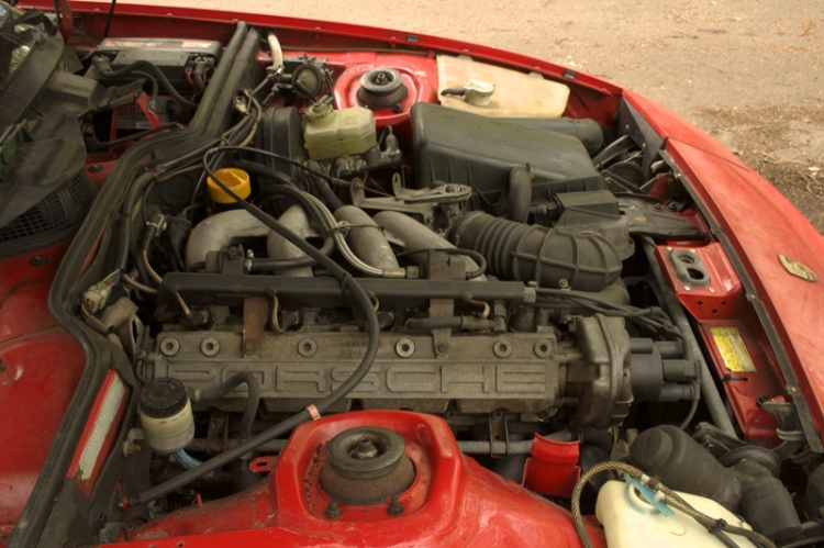 Porsche 924S Engine Bay
