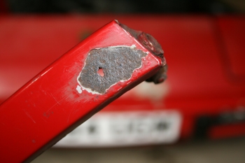 Porsche 924 S Badge Panel Rust