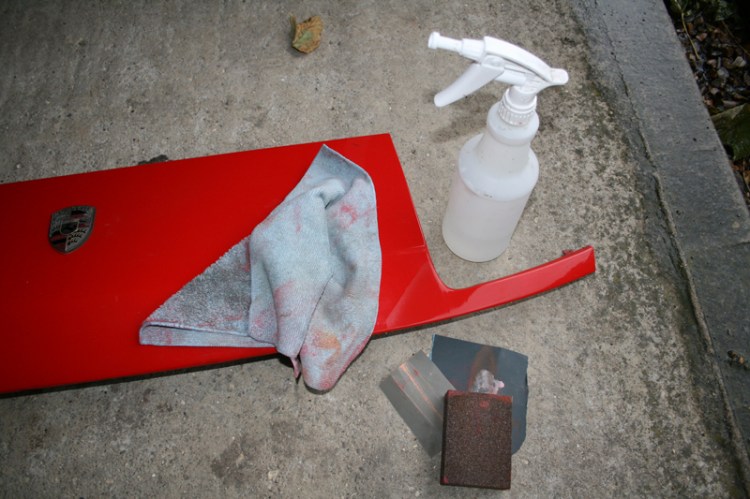 Porsche 924 S Badge Panel Painted