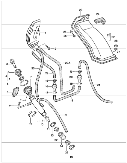 Porsche 924 S Fuel Filler Config Porsche 924 S Fuel Filler Config
