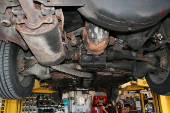 Porsche 924 S Underside Rear Porsche 924 S Underside Rear