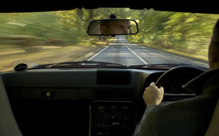 Porsche 924 S Interior Driving