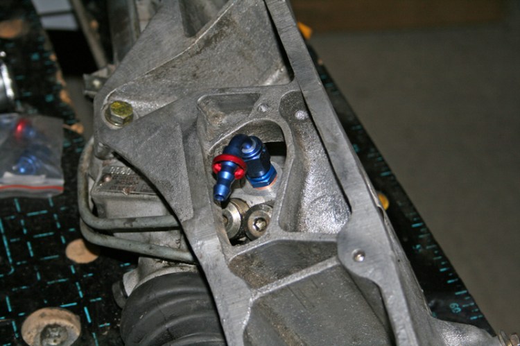 Porsche 924 Steering Rack Connector InSitu